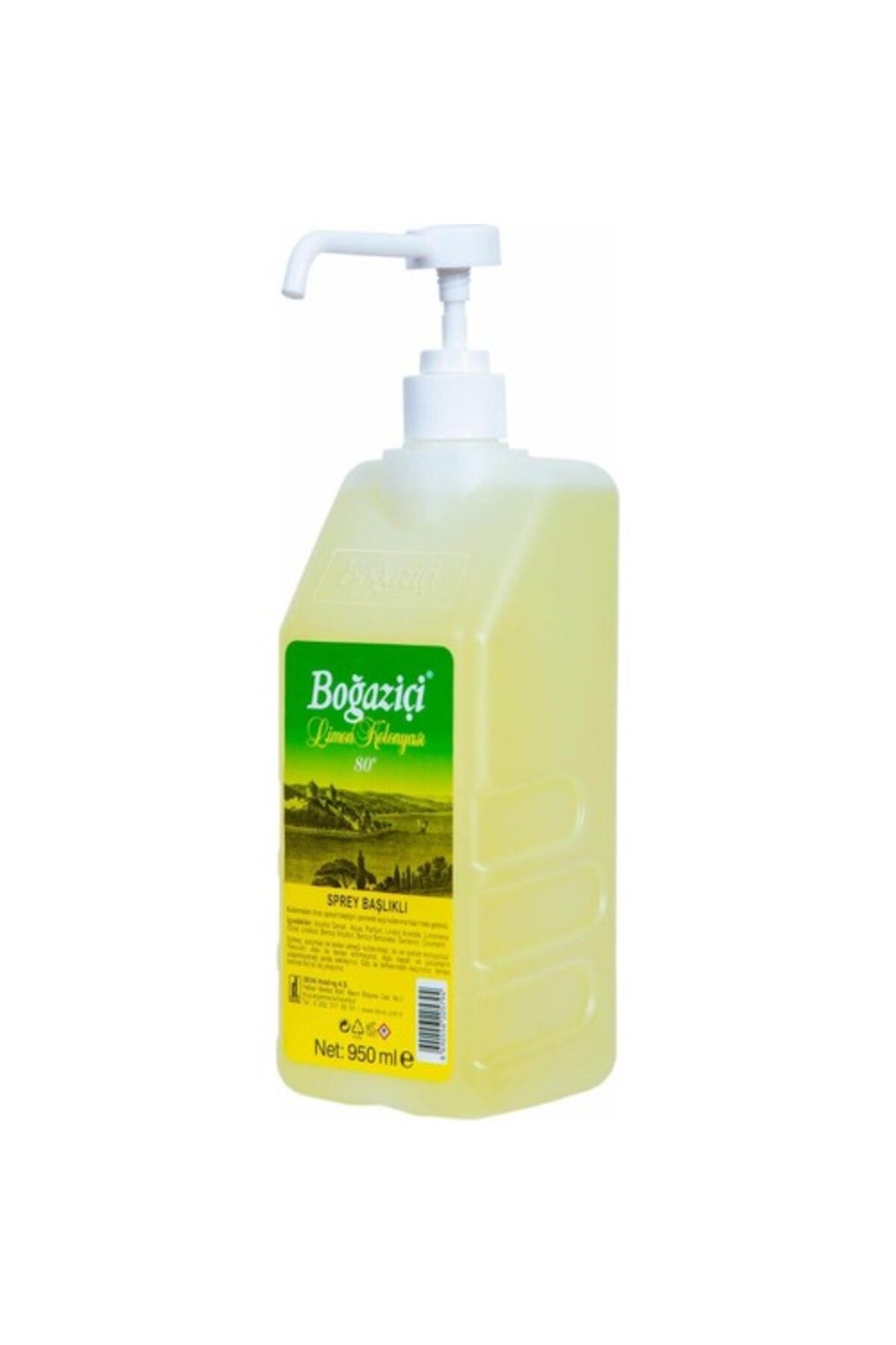 Boğaziçi Bogazıcı Kolonya Bidon 950Cc Pompalı