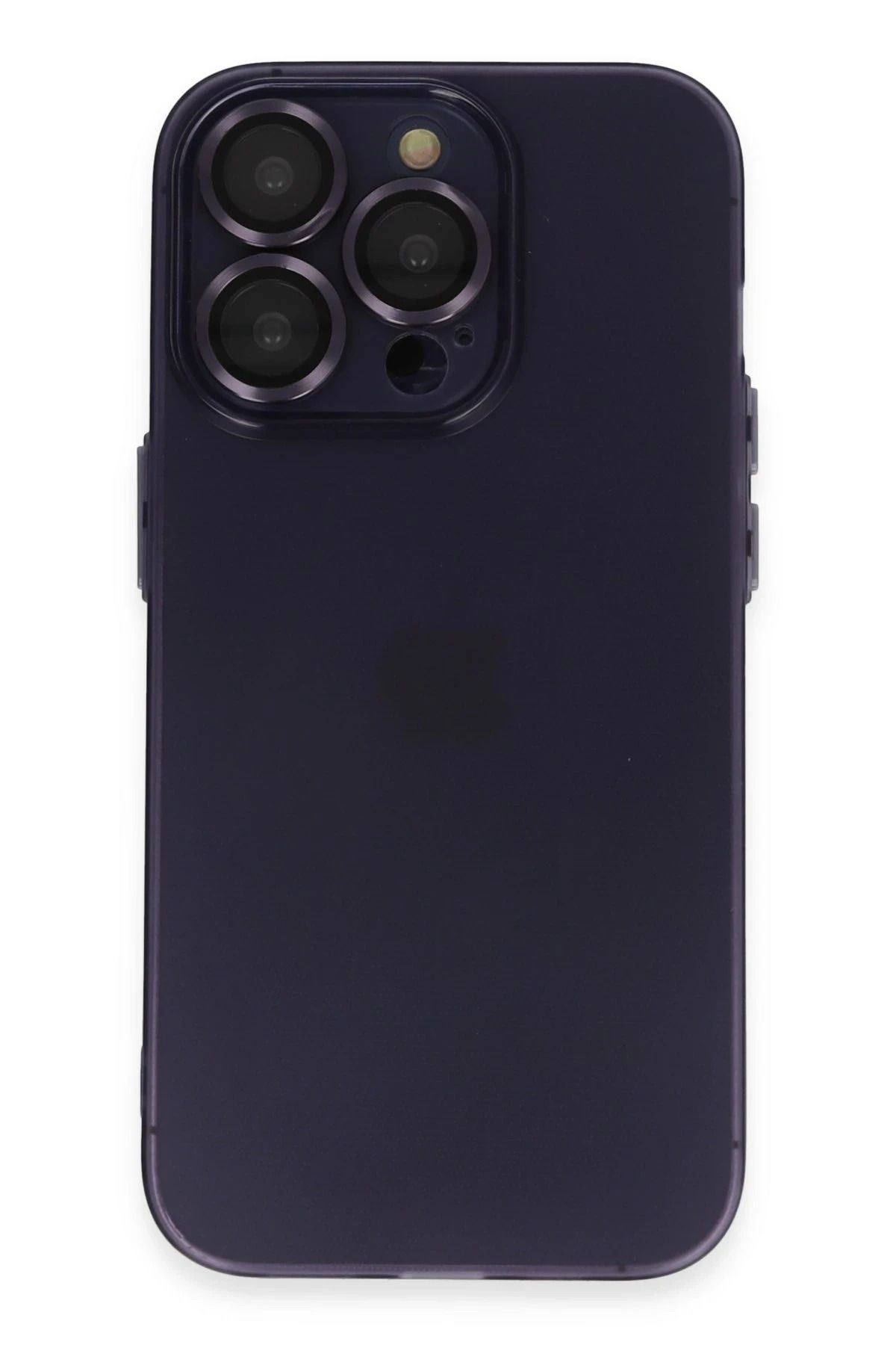 NewFace iPhone 14 Pro Max Kılıf Luko Lens Silikon - Siyah FERRG