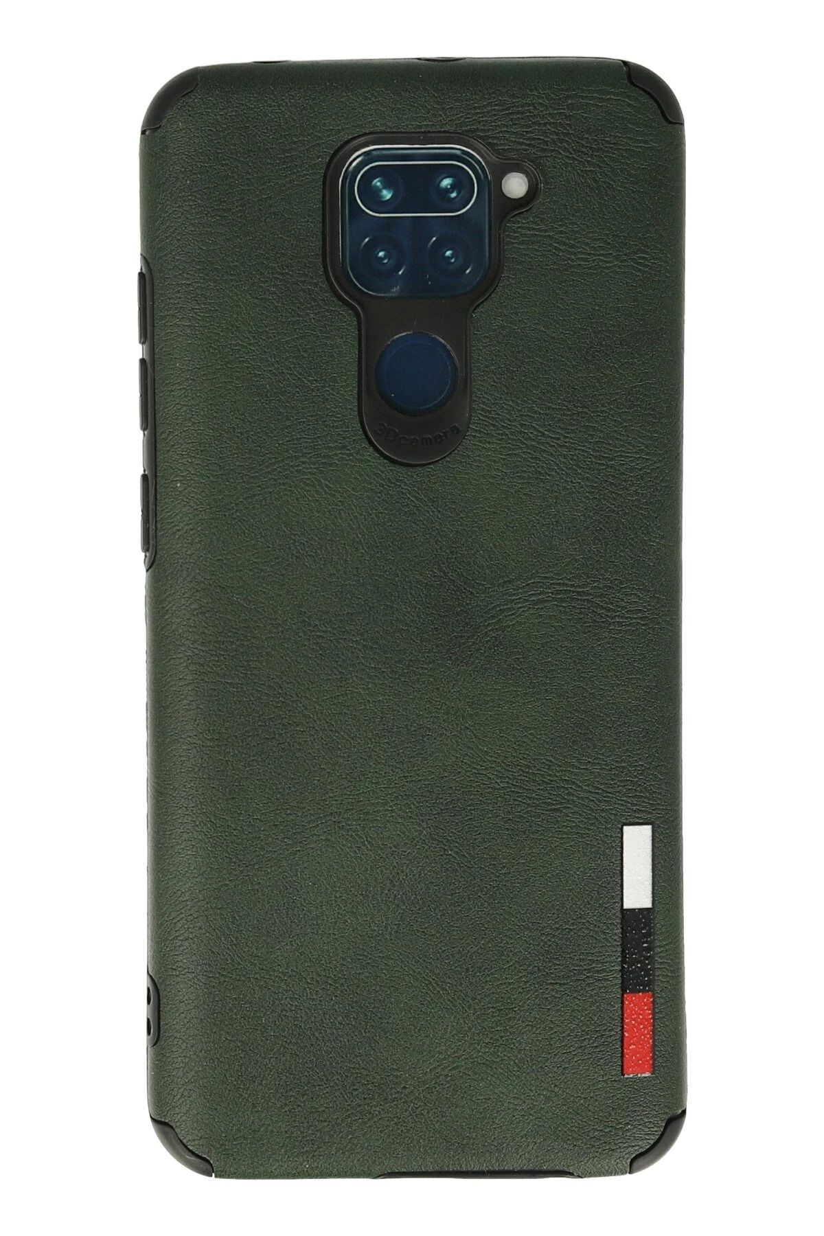 NewFace Xiaomi Redmi Note 9 Kılıf Loop Deri Silikon - Yeşil JOJUA