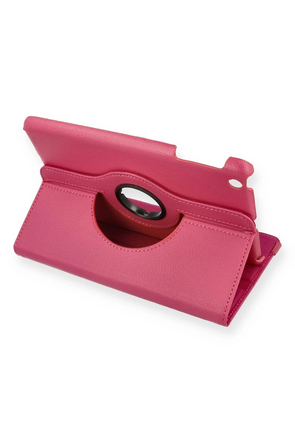 NewFace iPad Mini 1 Kılıf 360 Tablet Deri Kılıf - Pembe HNZRN
