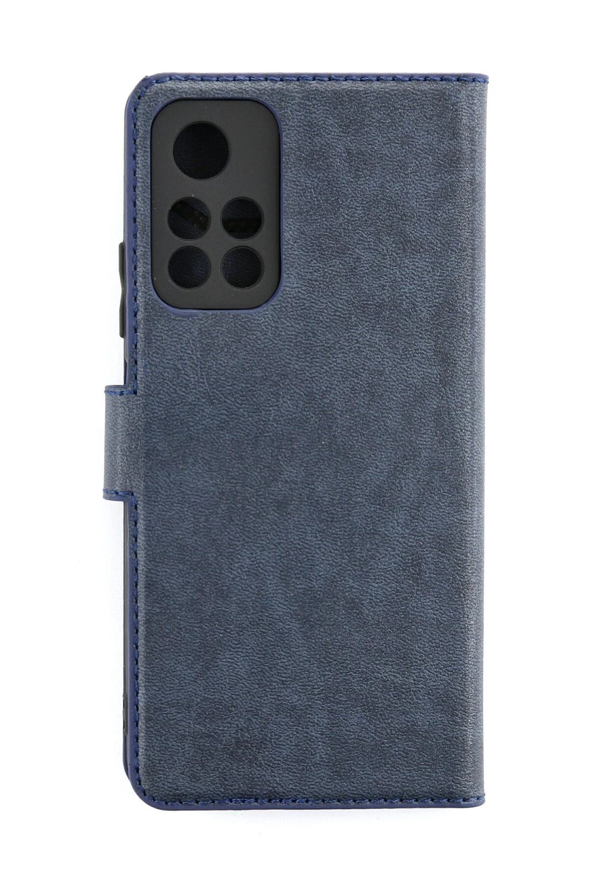 NewFace Xiaomi Redmi Note 11T Kılıf Trend S Plus Kapaklı Kılıf - Lacivert HNZRN