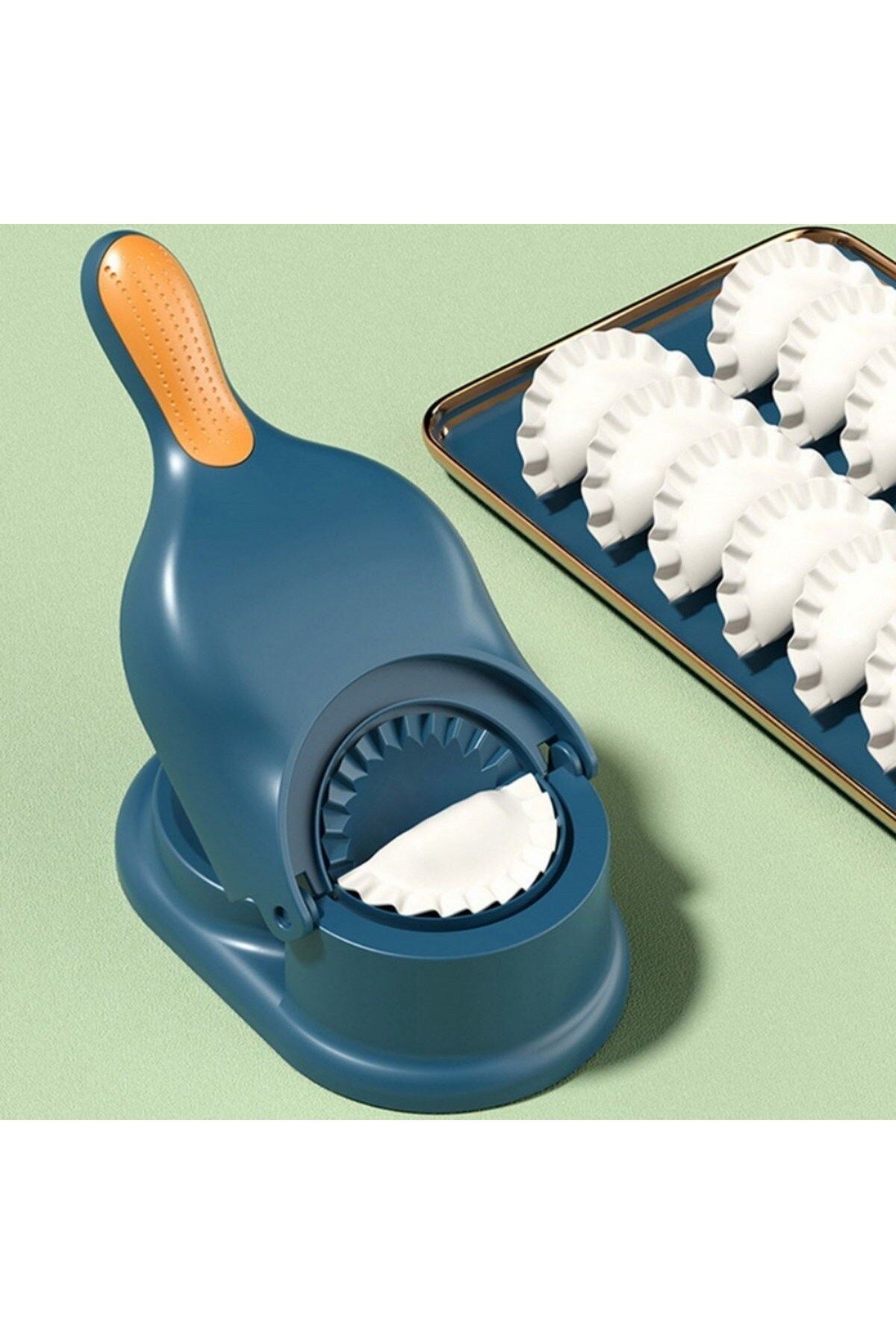 Lukatro Biomak® Pratik Hamur Açıcı Mantı Börek Poğaça Hamuru Açma Aparatı Ravioli Mantı Makinesi