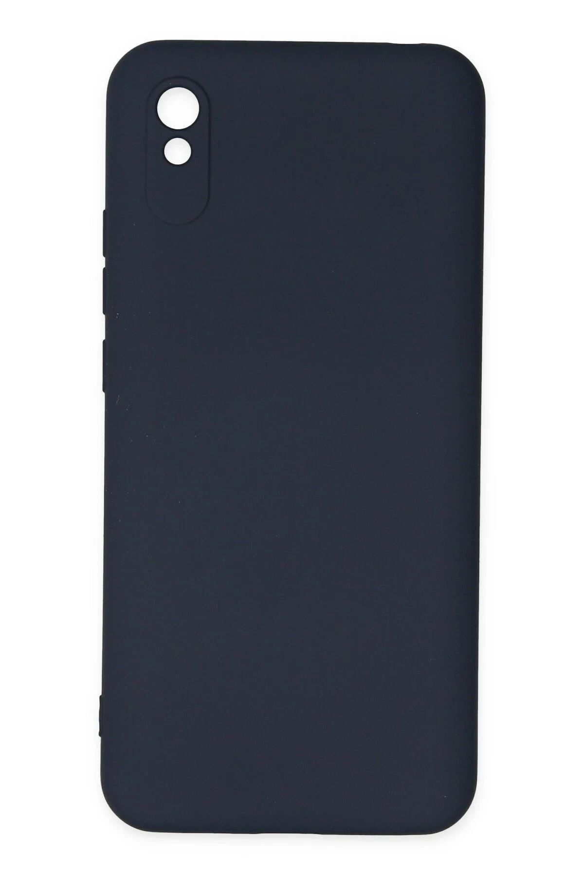 NewFace Xiaomi Redmi 9A  Uyumlu  Nano içi Kadife Silikon - Lacivert INSLM