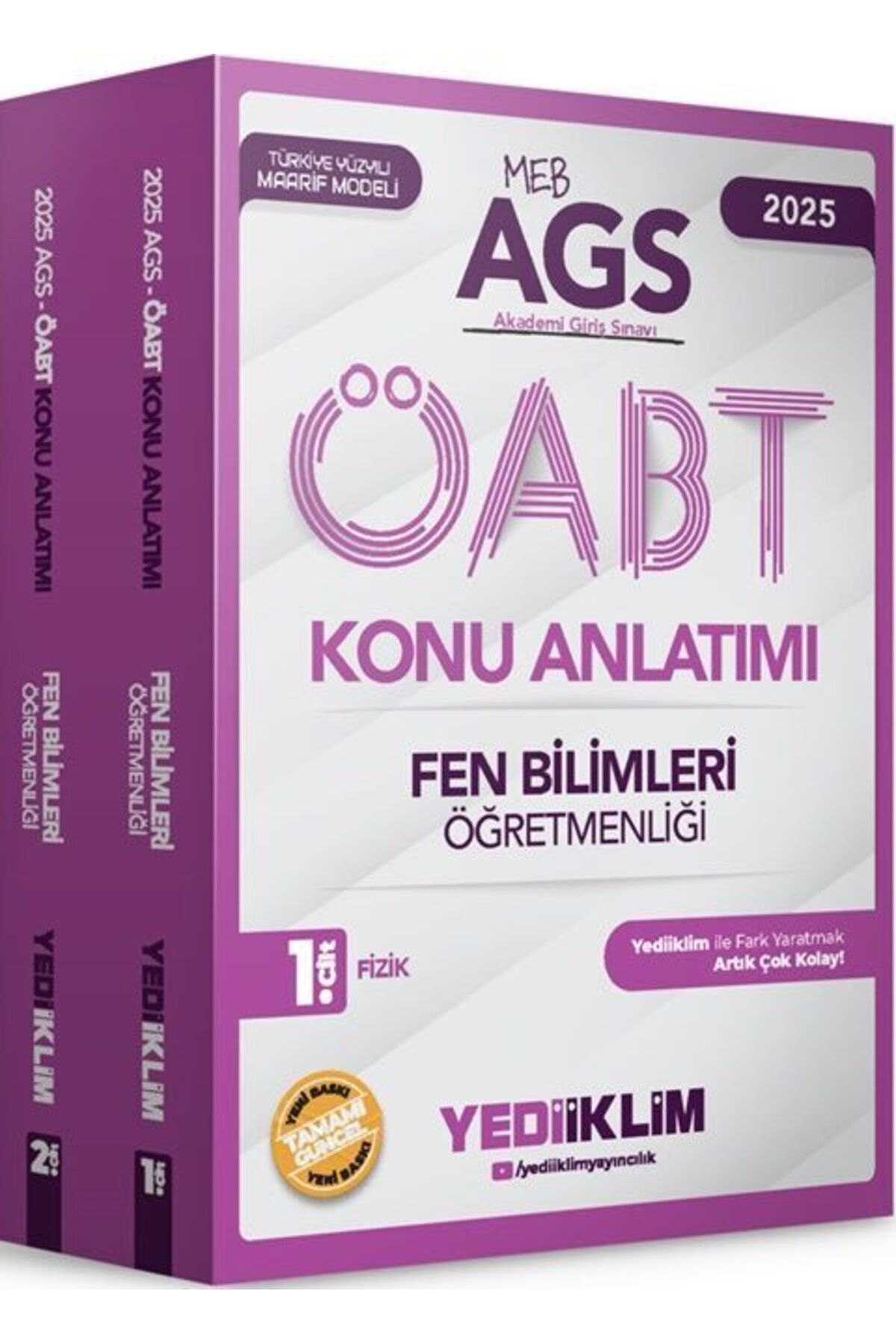 Yediiklim Yayınları Yediiklim Yayınları 2025 MEBS AGS ÖABT Fen Bilimleri Öğretmenliği Konu Anlatımı