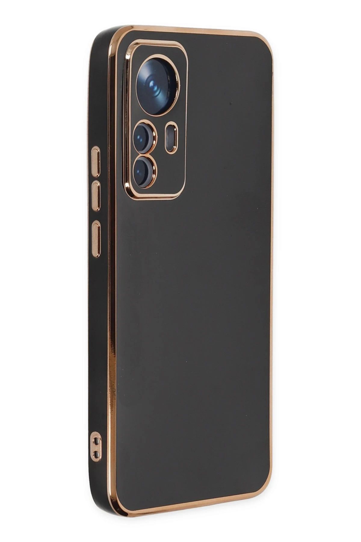 NewFace Xiaomi Mi 12T Pro Kılıf Volet Silikon - Siyah NRMSA