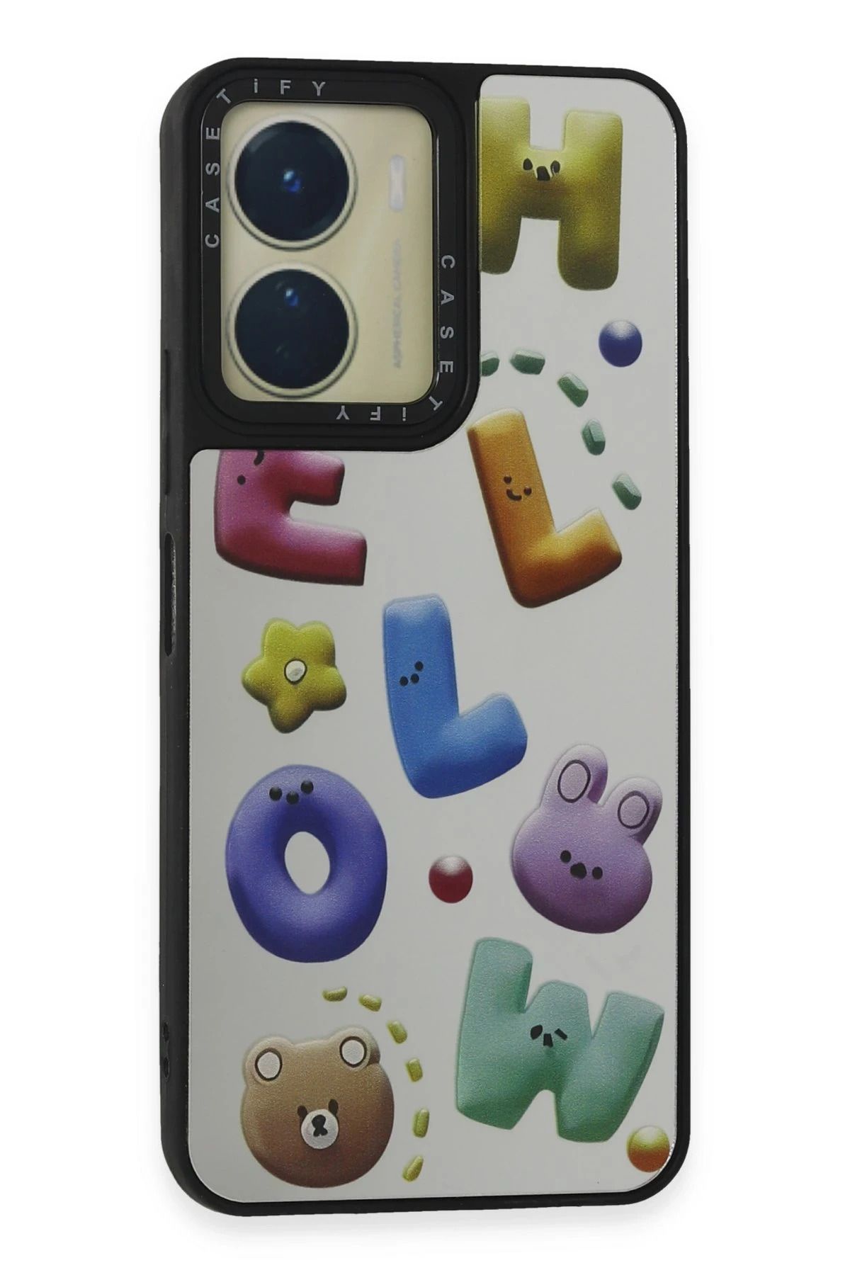 NewFace Vivo Y16 Kılıf Mirror Desenli Kapak - Mirror - 15 NRMSA