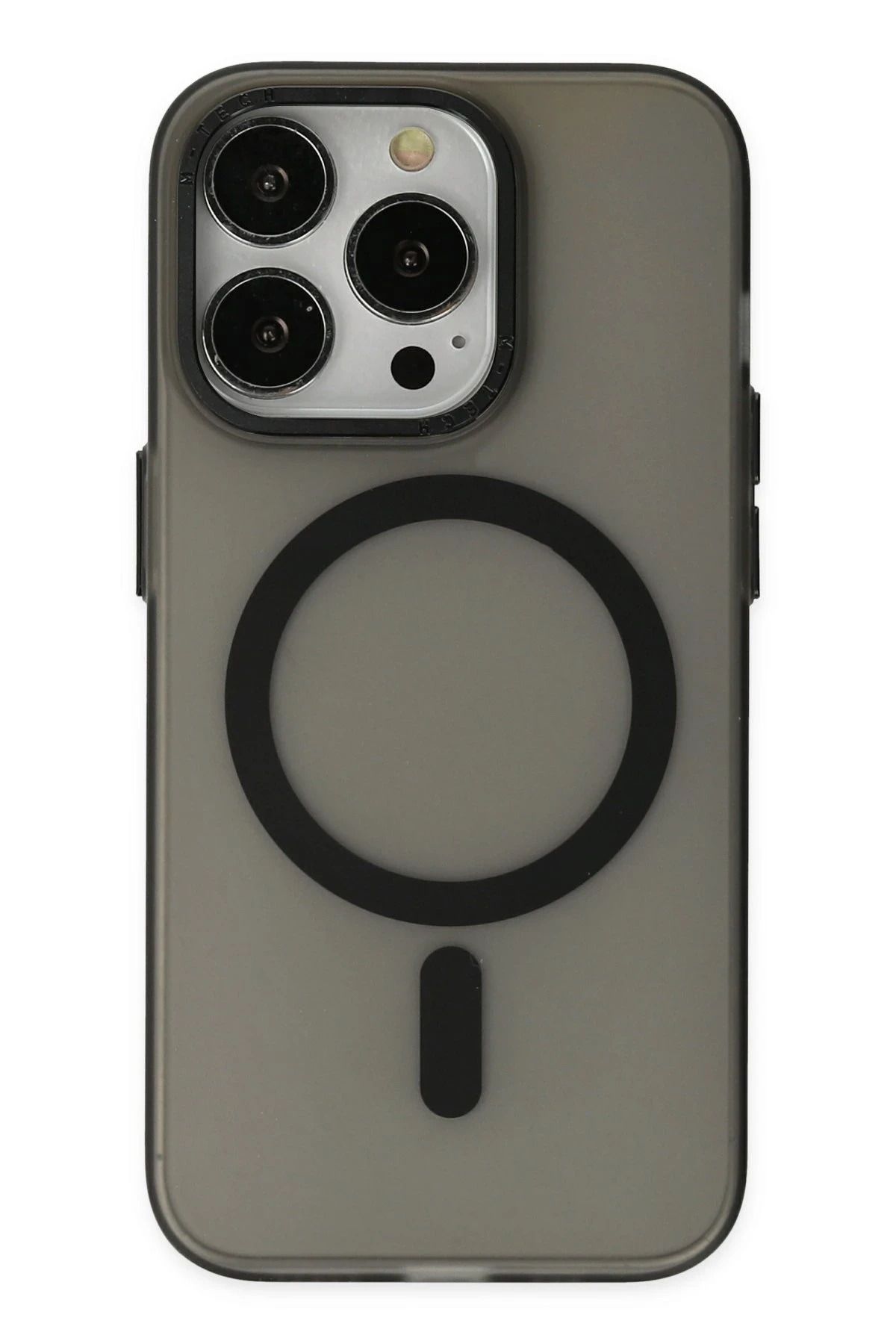 NewFace iPhone 14 Pro Kılıf Lodos Magneticsafe Mat Kapak - Siyah JOJUA