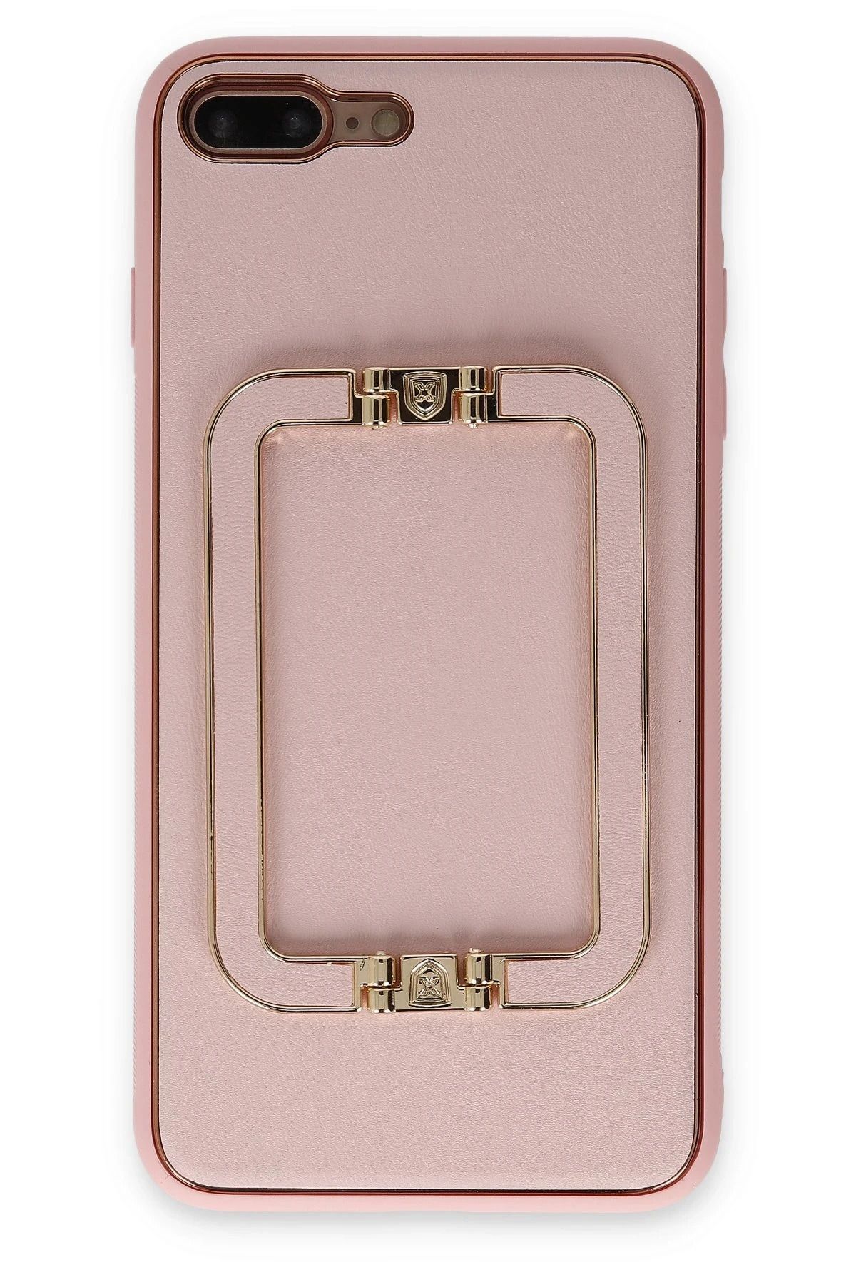 NewFace iPhone 7 Plus Kılıf Coco Elit Kapak - Pembe BSTMY