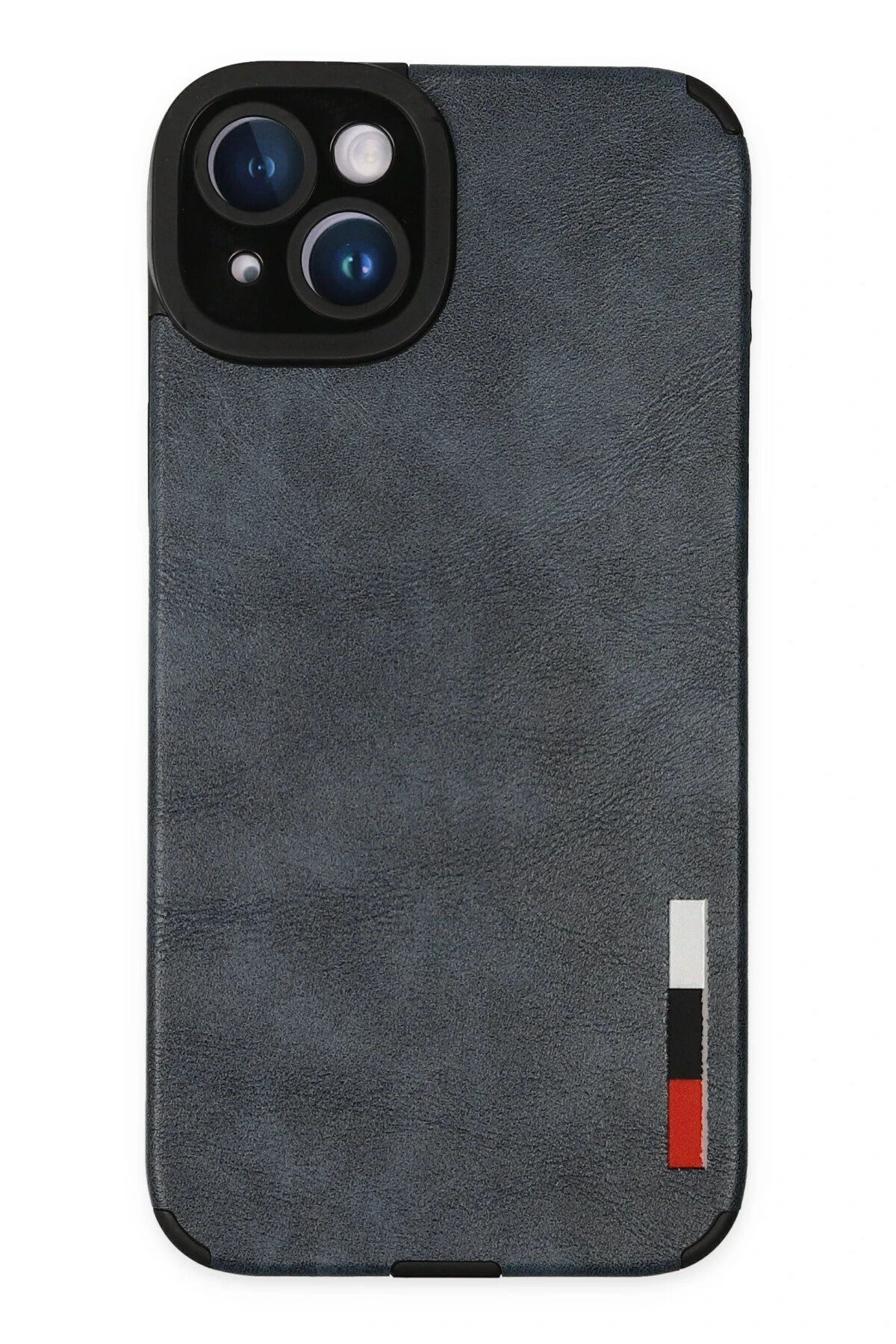 NewFace iPhone 14 Plus Kılıf Loop Deri Silikon - Lacivert JOJUA