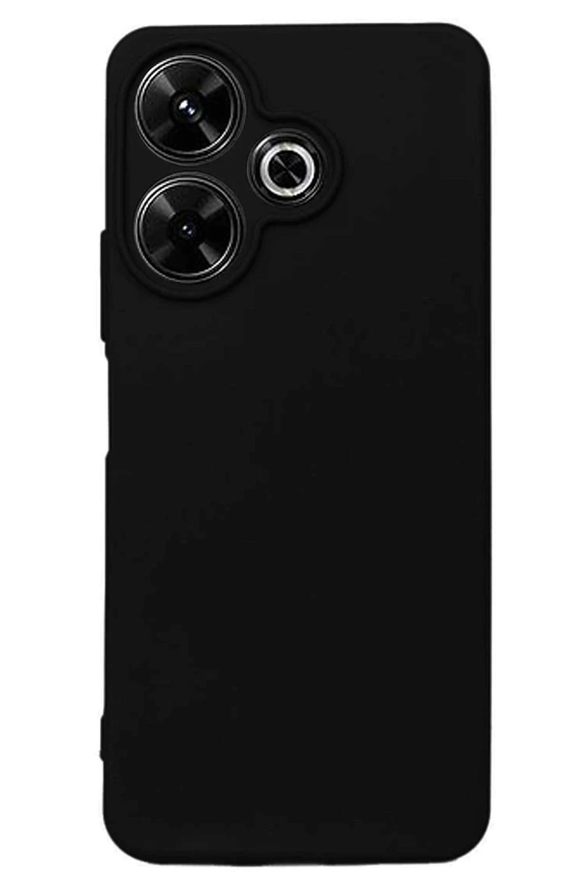 NewFace Xiaomi Redmi 13 4G Kılıf First Silikon - Siyah INSLM