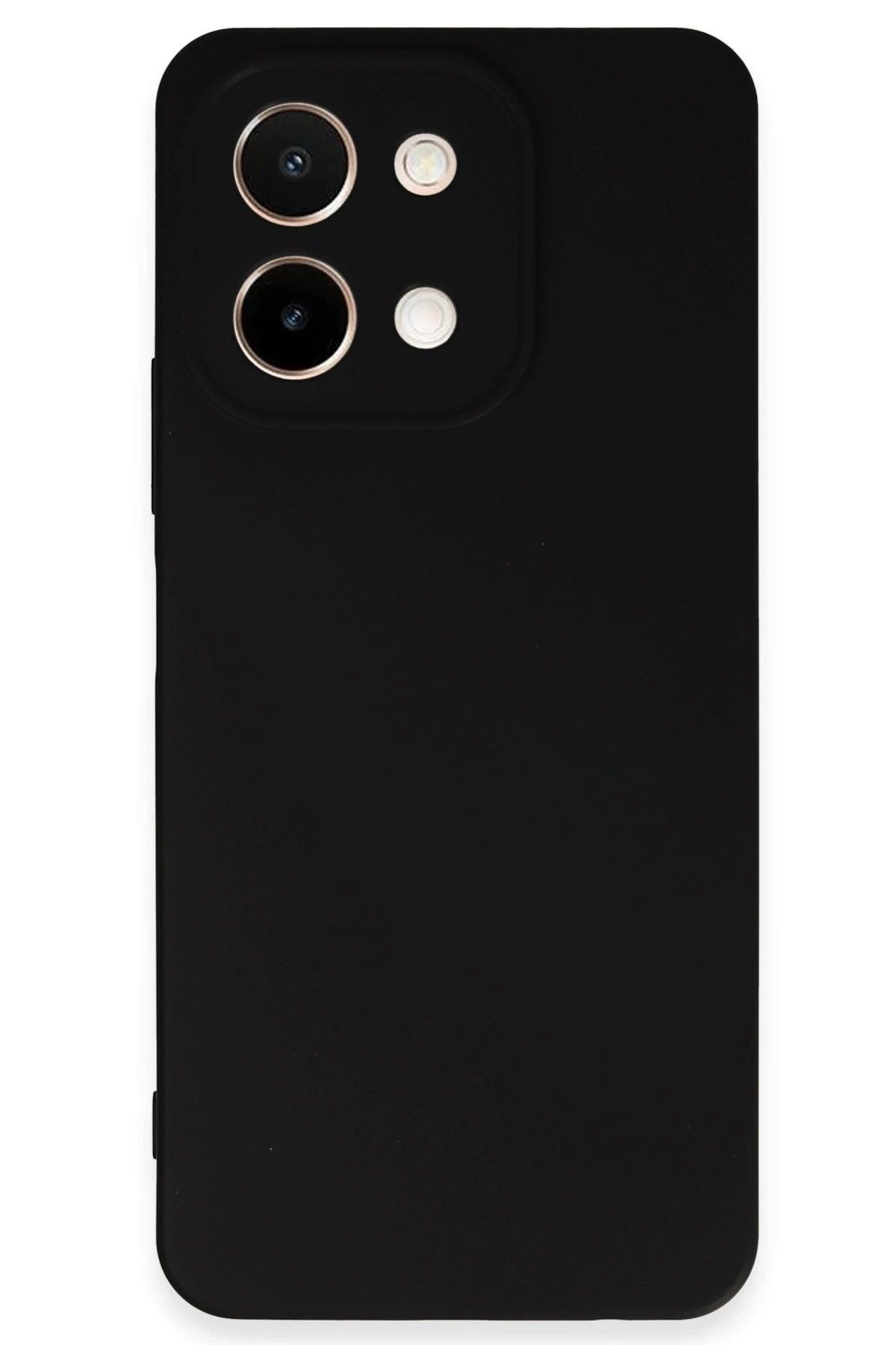 NewFace Vivo Y28 Kılıf First Silikon - Siyah HNZRN