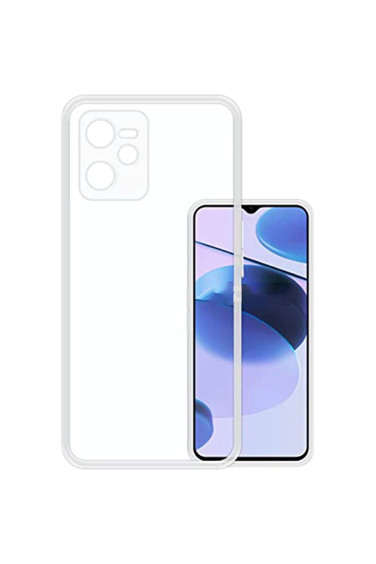 NewFace Realme C35 Kılıf Lüx Şeffaf Silikon INSLM