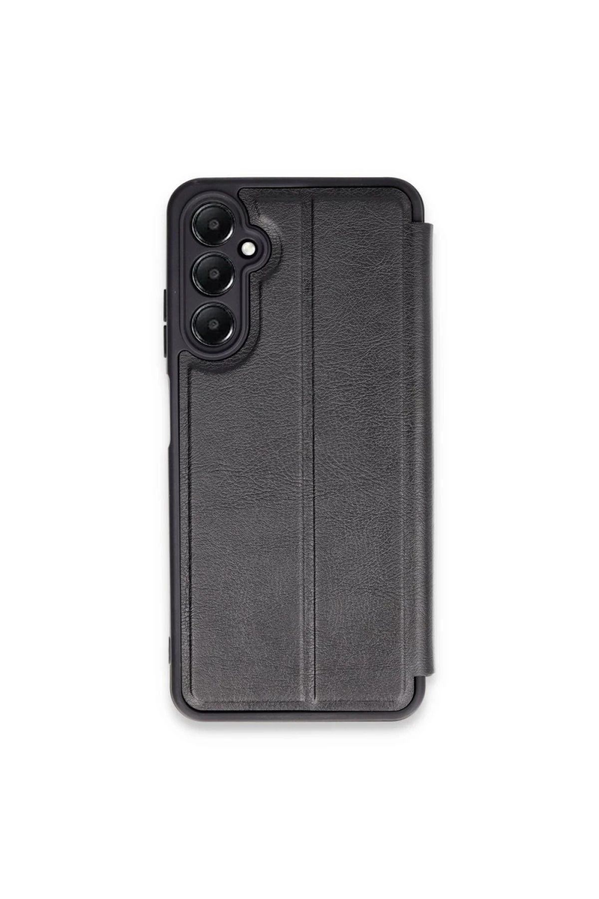 NewFace Samsung Galaxy A16 5G Kılıf Flip Cover - Siyah HNZRN