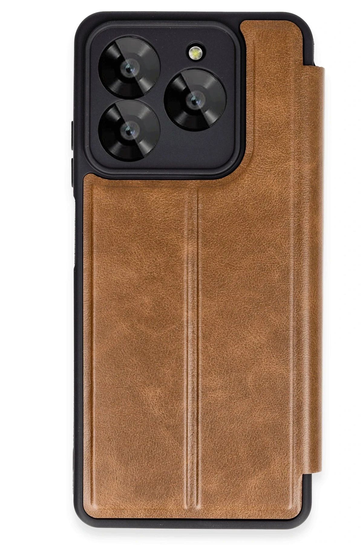 NewFace General Mobile Era 50 Kılıf Flip Cover - Taba YNSMR