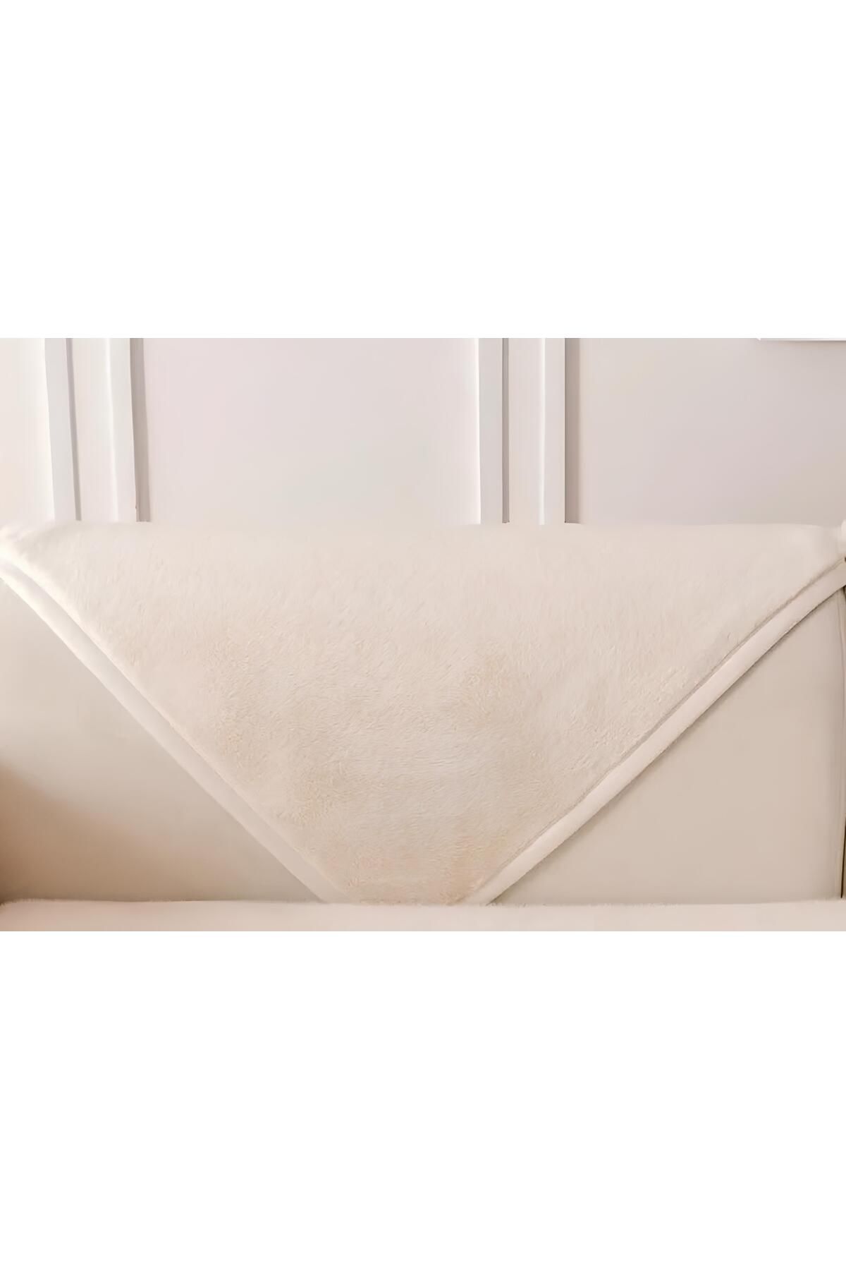 MER HOME Tavşan Rabbit Peluş Sırtlık ( 1adet ) 70x 70cm Ölçü (Ekru)