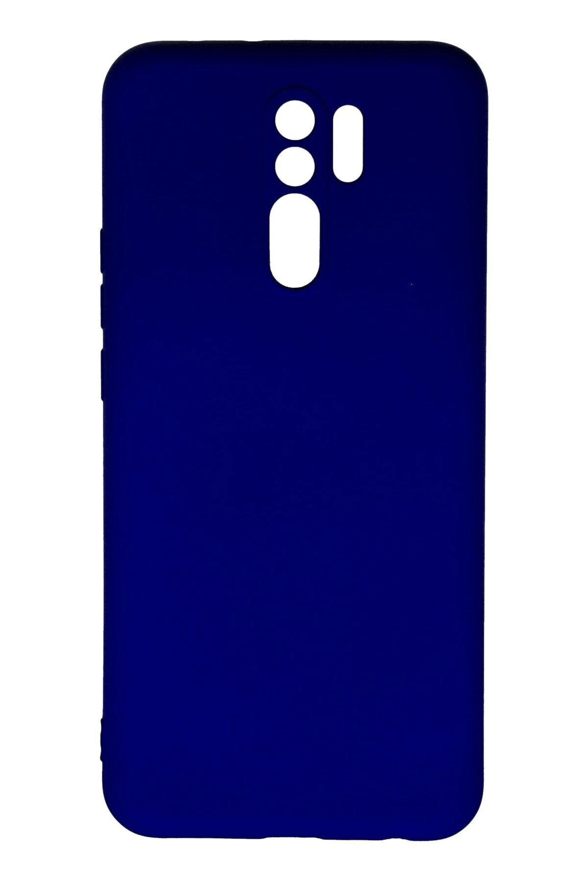 NewFace Xiaomi Redmi 9 uyumlu Kılıf Nano içi Kadife Silikon - Lacivert