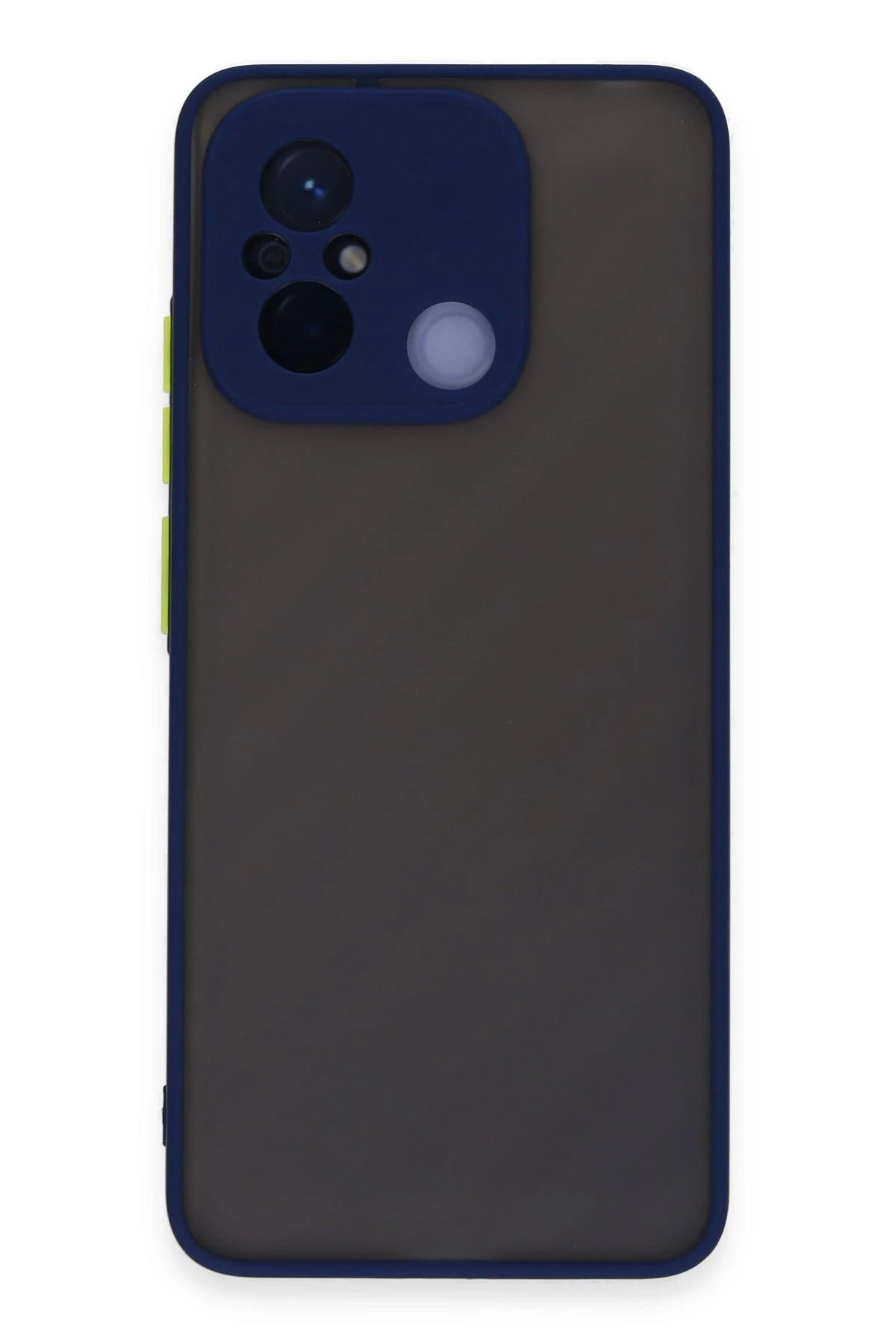 NewFace Xiaomi Redmi 12C Kılıf Montreal Silikon Kapak - Lacivert HNZRN