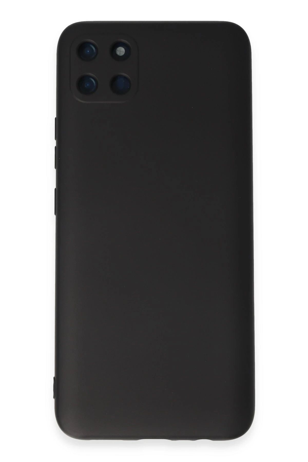 NewFace Realme C11 Kılıf Nano içi Kadife Silikon - Siyah HNZRN