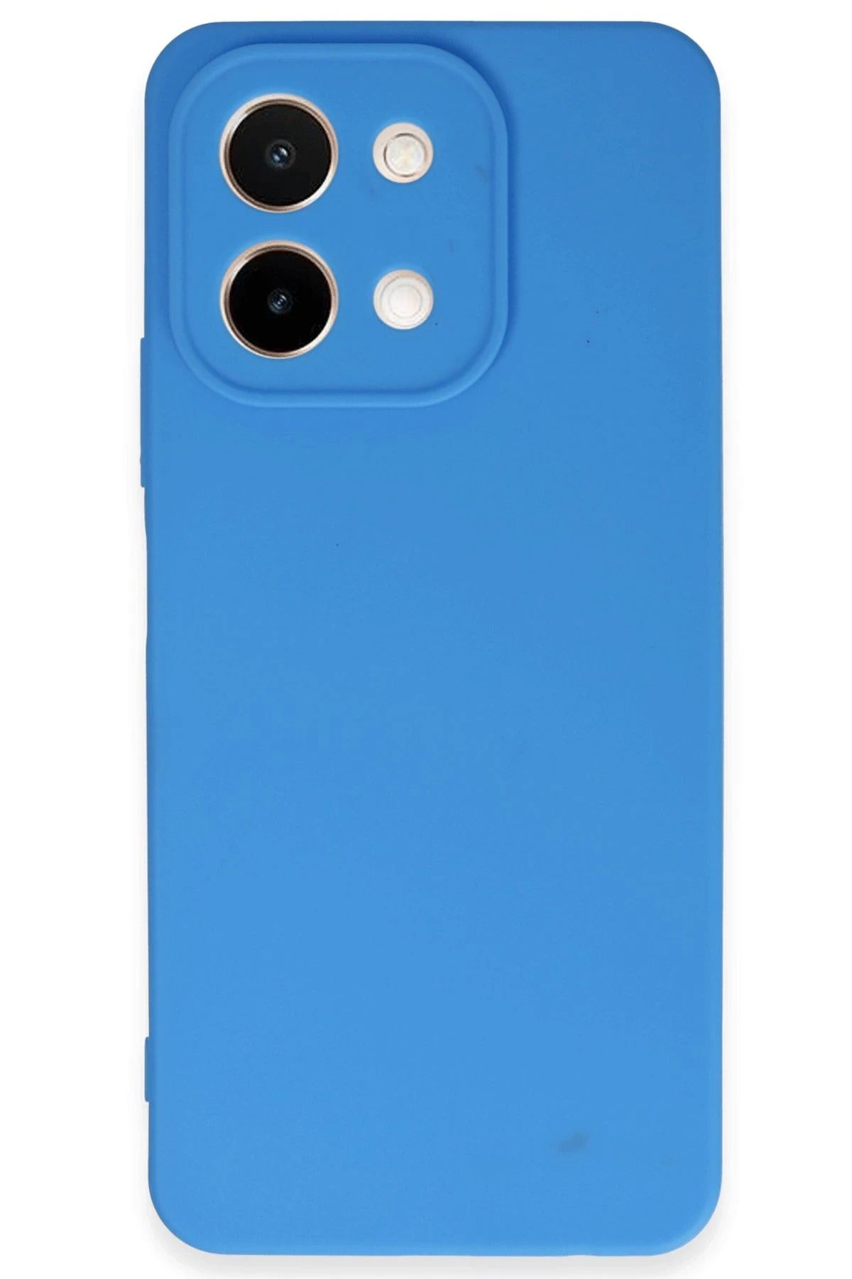 NewFace Vivo Y28 Kılıf First Silikon - Mavi INSLM