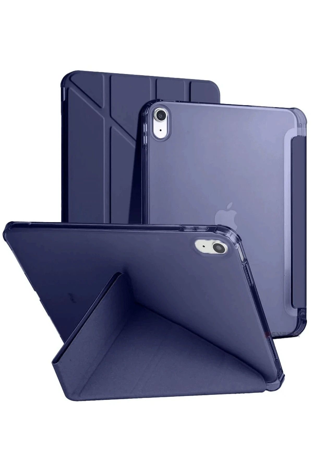NewFace iPad 2022 10.9 (10.nesil) Kılıf Kalemlikli Mars Tablet Kılıfı - Lacivert FERRG