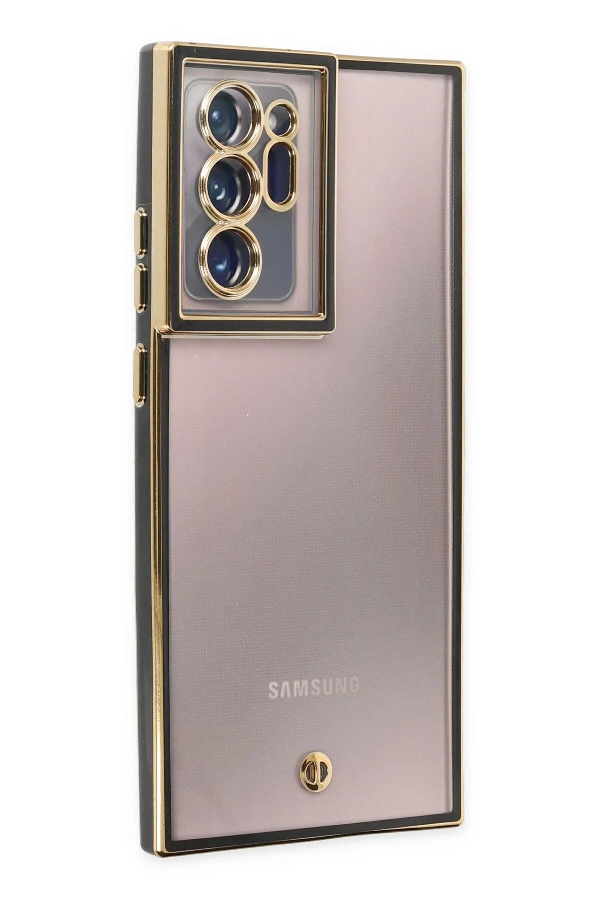NewFace Samsung Galaxy Note 20 Ultra Kılıf Liva Lens Silikon - Siyah JOJUA