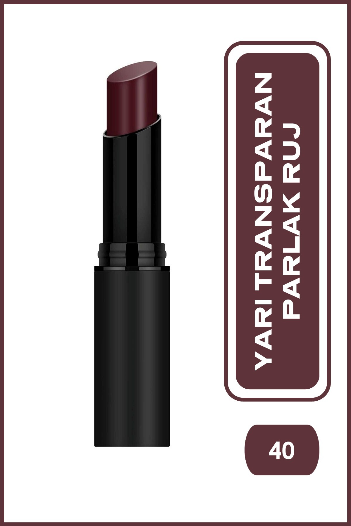 گلدن رز رژ لب نیمه شفاف Sheer Shine Stylo شماره 40، 3 گرم