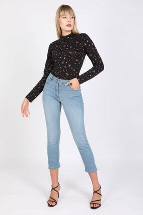 Kadın Slim Fit Jean Pantolon Mavi C11640
