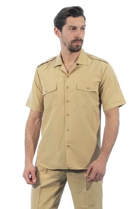 Şensel, Denizci Gömleği, Bej -122e311- Kaptan Gömleği,iş Gömleği 122E311