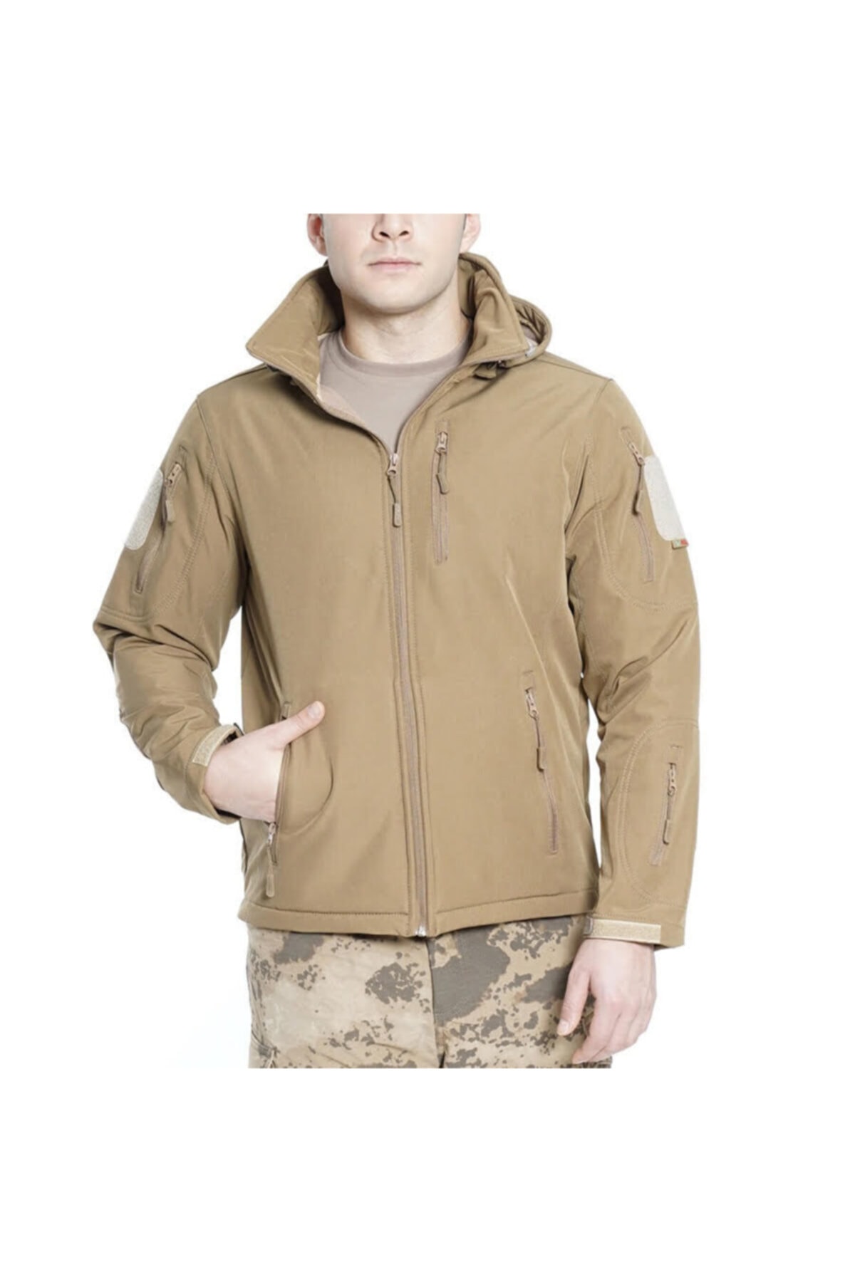 Vogel Tactical Softshell Beige Rainproof Coat 5.11