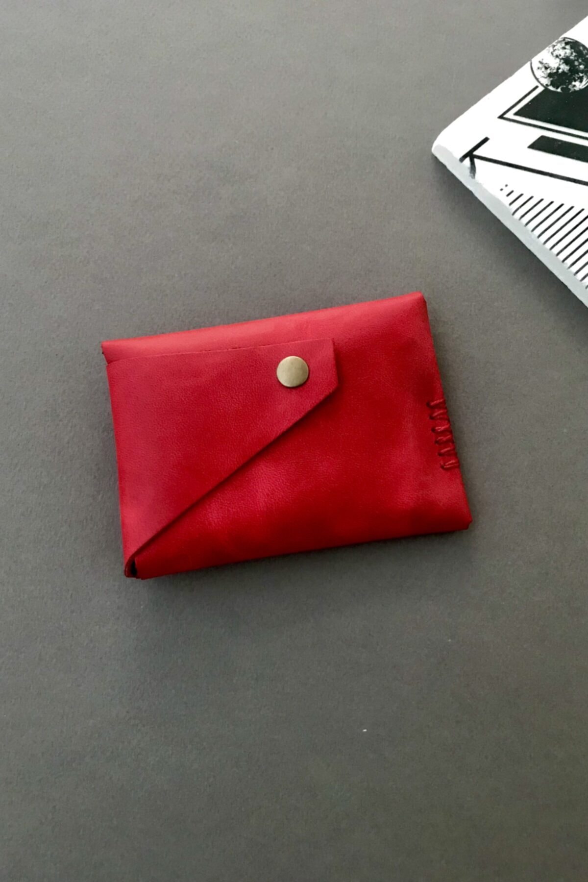 کیف پول مردانه قرمز anchoraft | ALFA اورجینال - تصویر 3