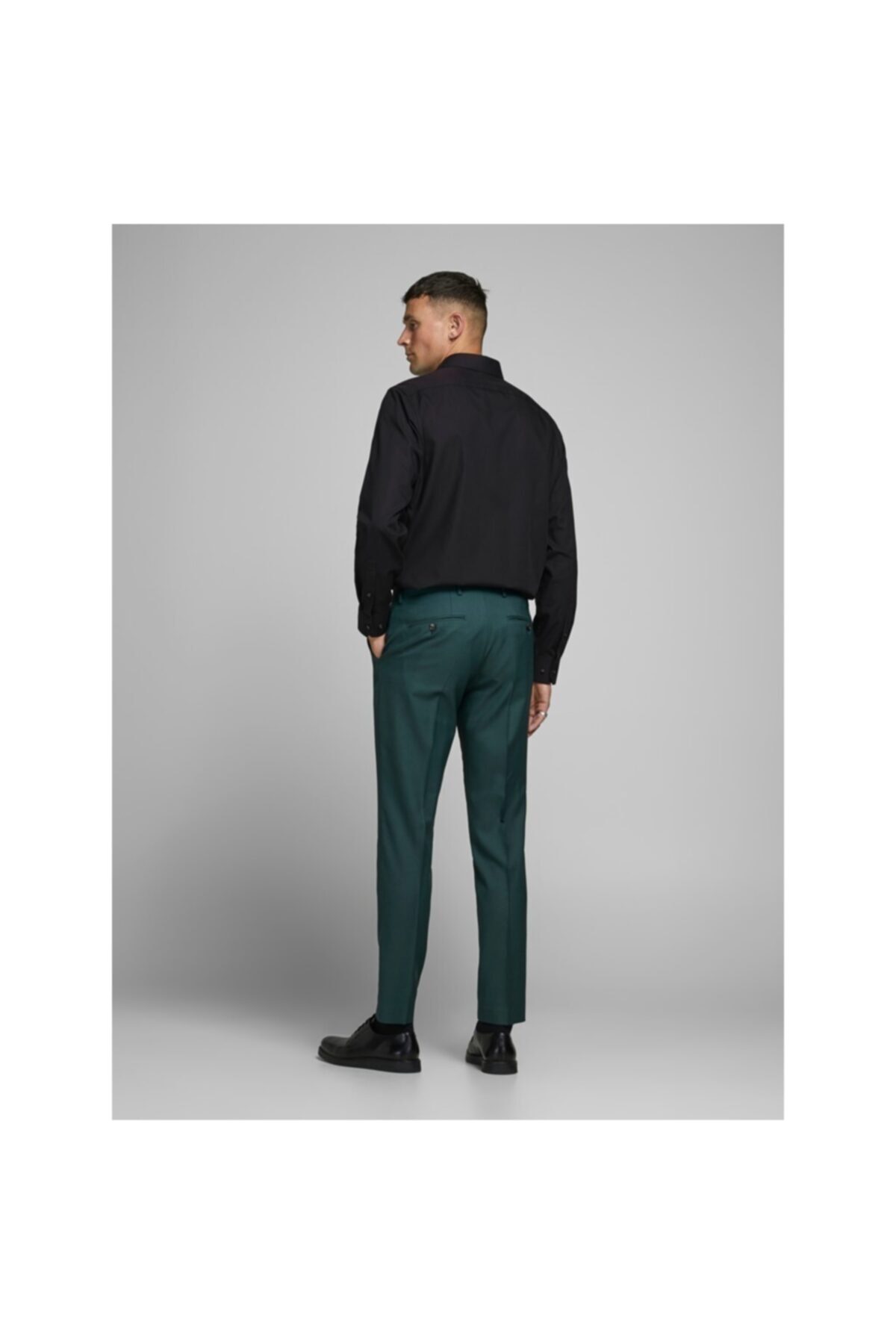 پیراهن جک اند جونز مردانه Pamuk - Poliamid مشکی  راسته Regular/رگولار    بیسیک Daily/روزانه | Jack & Jones 12178125 - تصویر 3