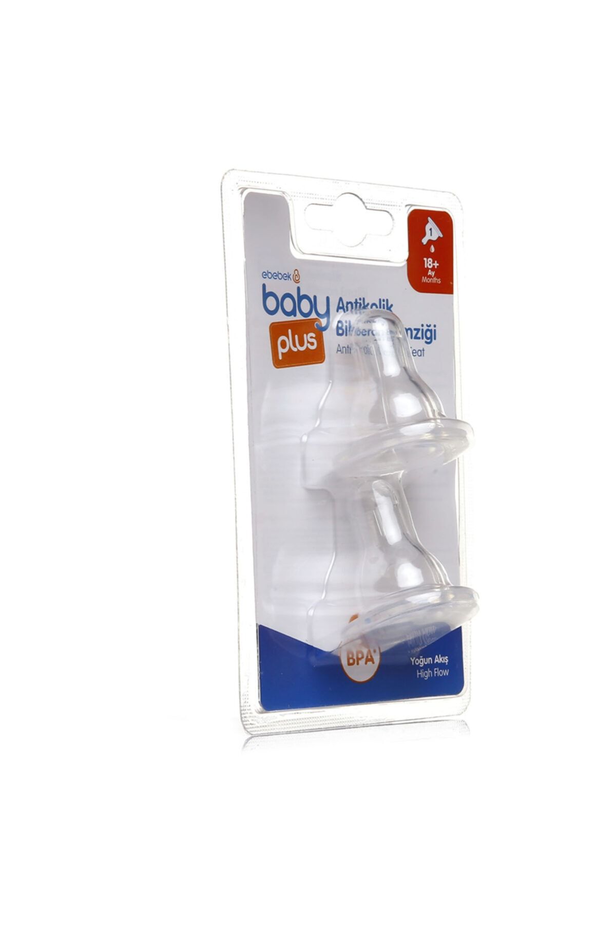 Baby Plus-Baby Plus Anti-Colic PP Bottle Refill Pacifier No:3 Intense Flow Double 2