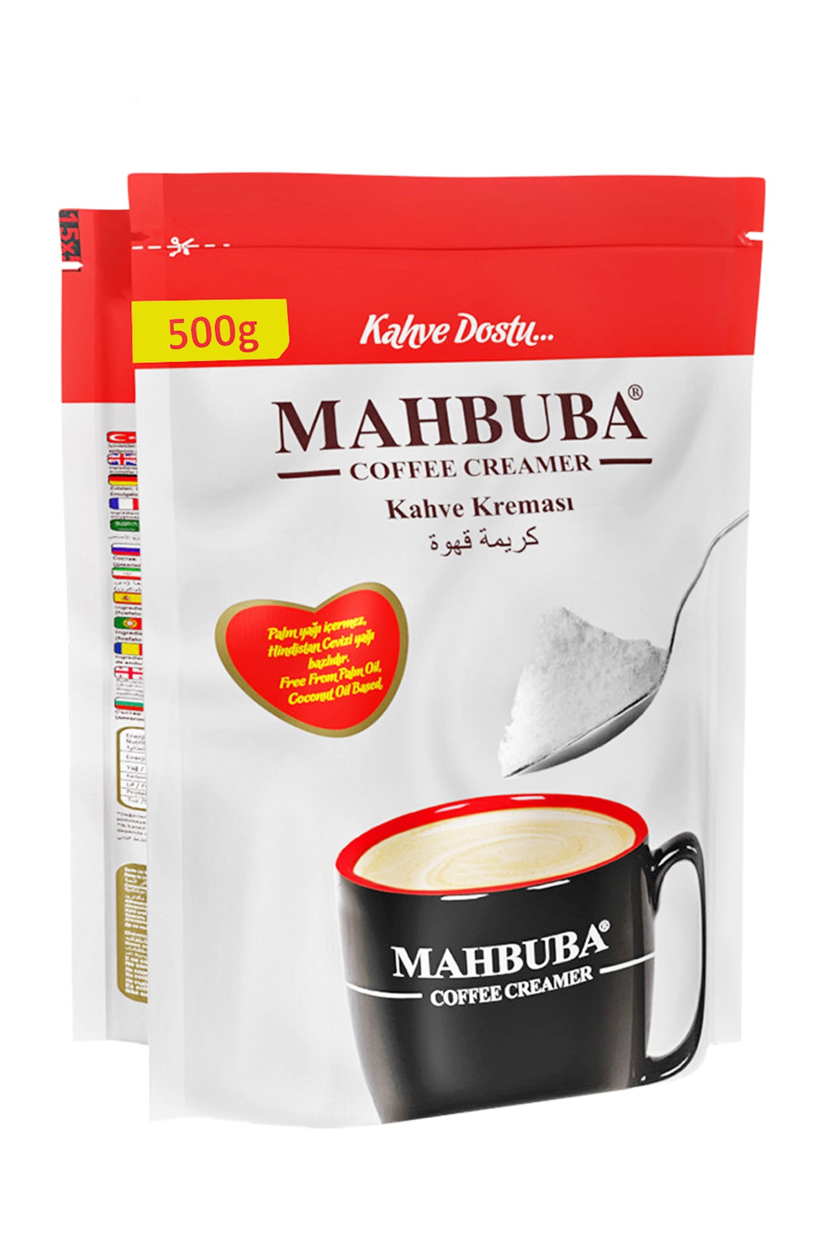 Mahbuba Kahve Kreması Beyazlatıcı Süt Tozu 500gr Poşet