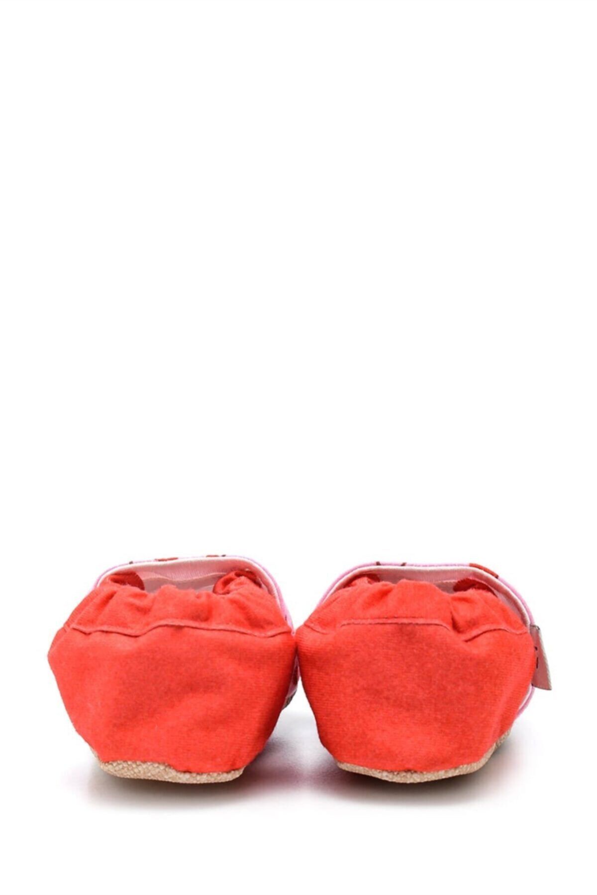 First Step Pamuk Astarlı Kaydırmaz Taban Patik-kiraz-f-830 ZO8337