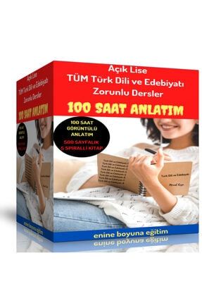 Açık Lise Tüm Dönemler Türk Dili Ve Edebiyatı Eğitim Seti (100 Saat Anlatım) 1194