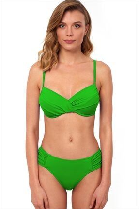 Kadın Yeşil Toparlayıcı Bikini Takımı 40705