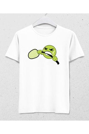 Enough Tenis Erkek Beyaz Tişört tsh032