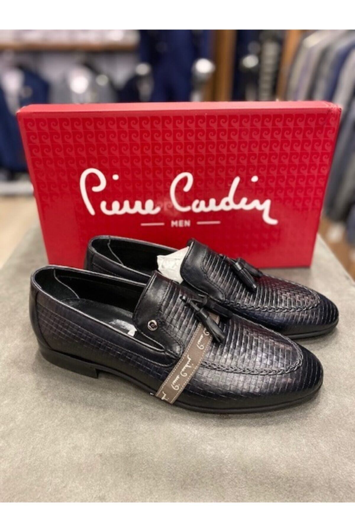 کفش کژوال پیر کاردین مردانه چرم اصل مشکی  راسته      Casual / کژوال | Pierre Cardin 786 - تصویر 5