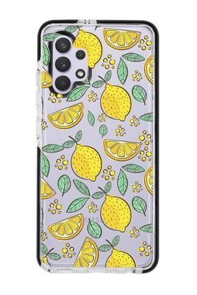 Samsung A32 Uyumlu Limon Desenli Candy Bumper Silikonlu Telefon Kılıfı limona32syhcb