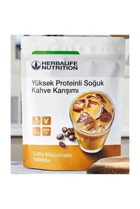 Yüksek Proteinli Soğuk Kahve Karışımı Latte Macchiato 308 gr TYC00213143963