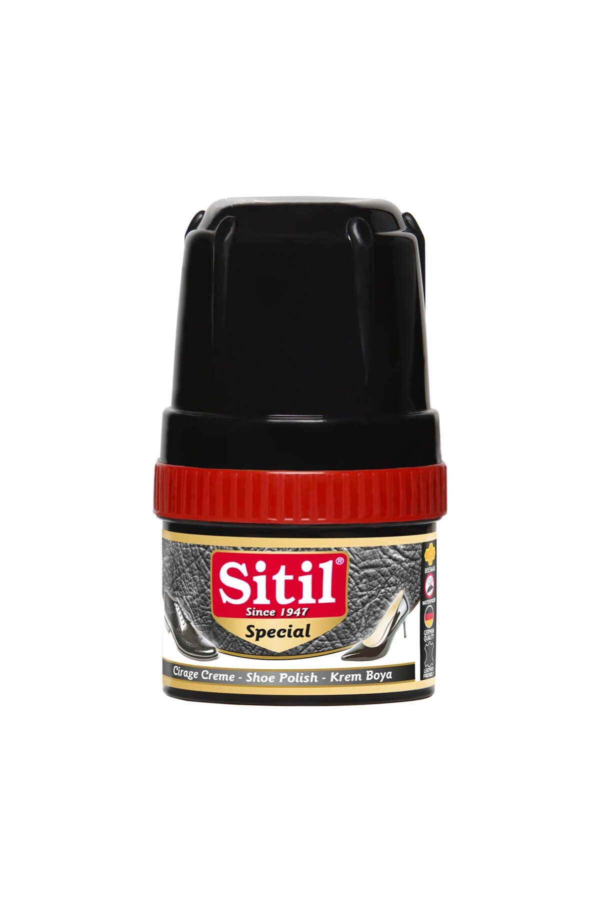 SİTİL SİYAH KREM AYAKKABI BOYASI 60 ML