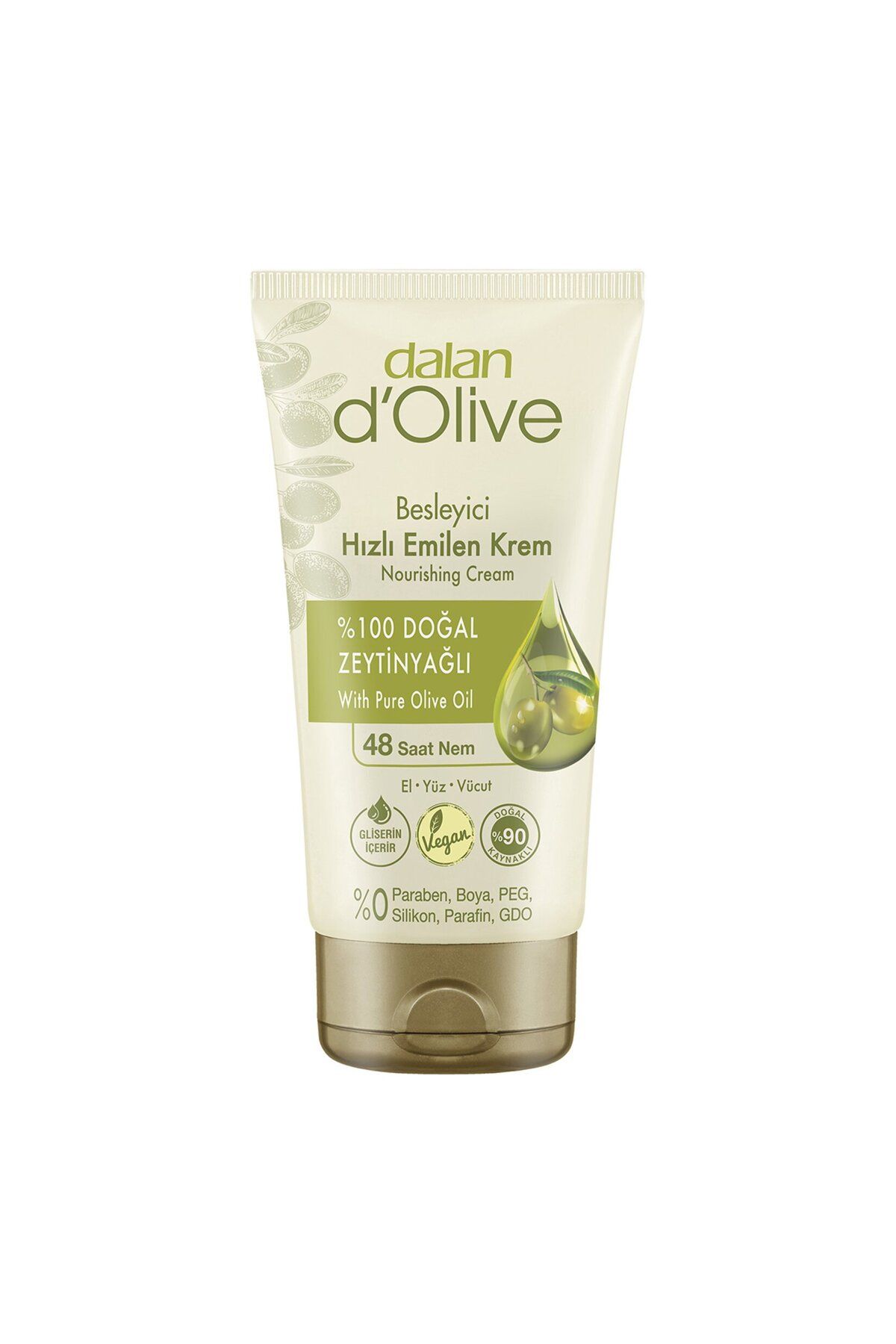 Dalan D'olive Hızlı Emilen Besleyici Krem 60 Ml