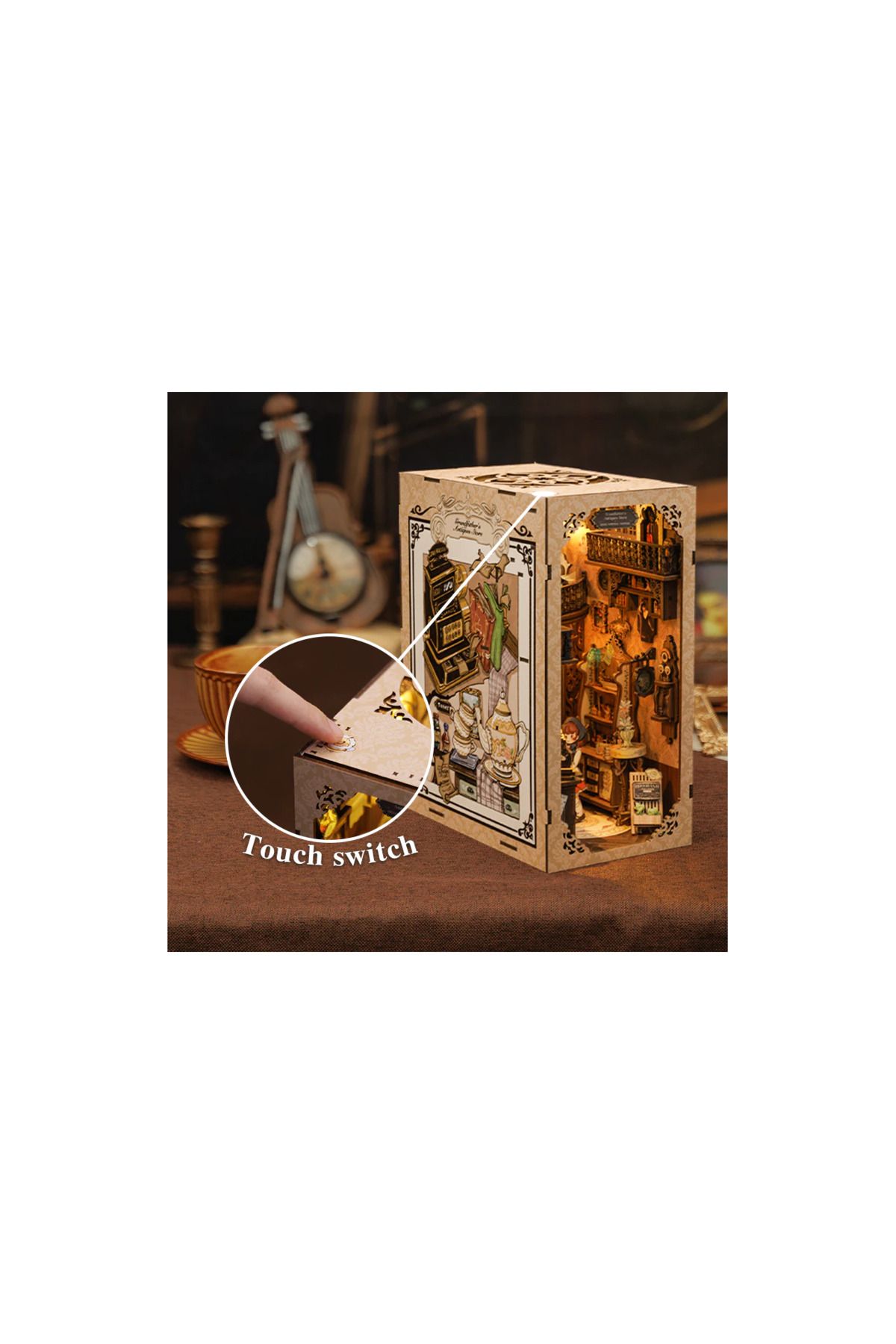 CUTEBEE-3d Puzzle, Diy Book Spine, Antique Store, , 349 Pieces 10