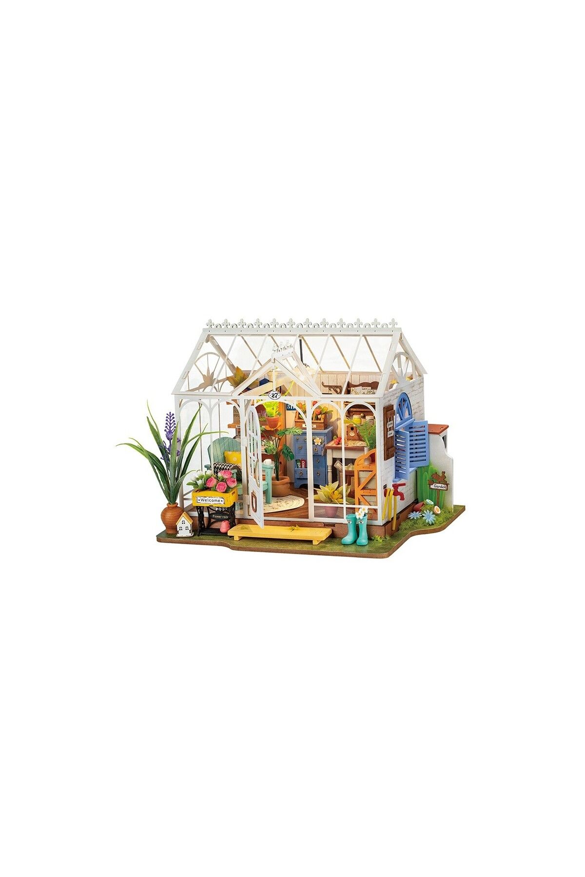Rolife Puzzle 3d, Diy House, Dream Garden, 240 Piese - One Size