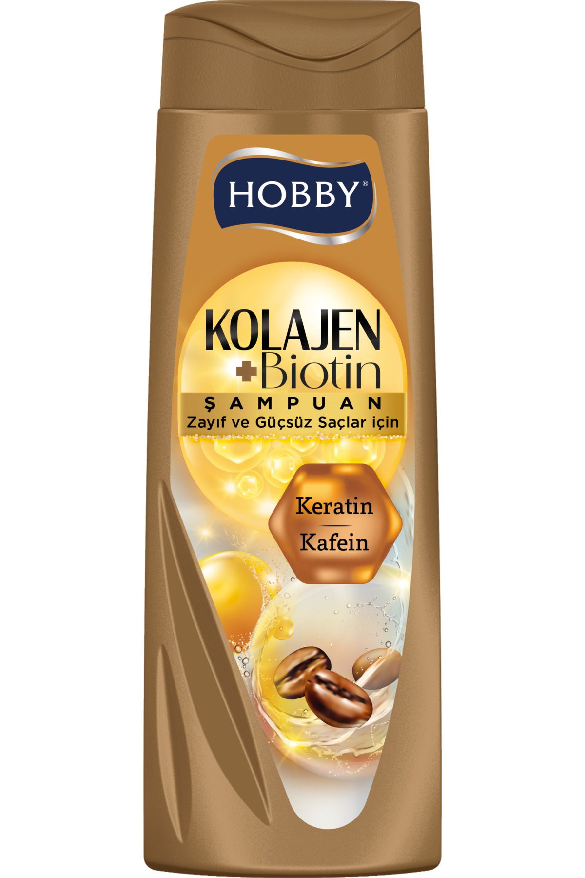 Hobby-Hooby Shampoo for Weak and Dehydrated Collagen&Keratin&Caffeine 480 ml 2