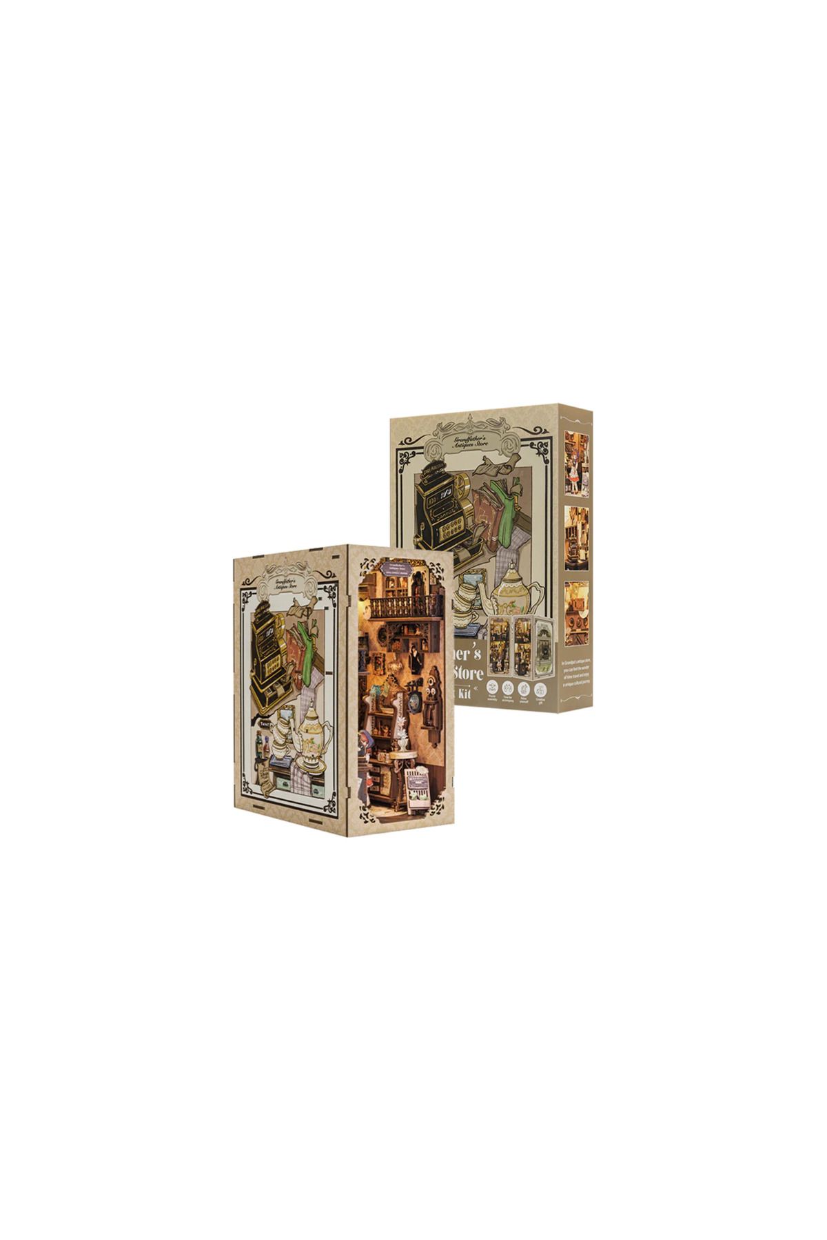 CUTEBEE-3d Puzzle, Diy Book Spine, Antique Store, , 349 Pieces 16