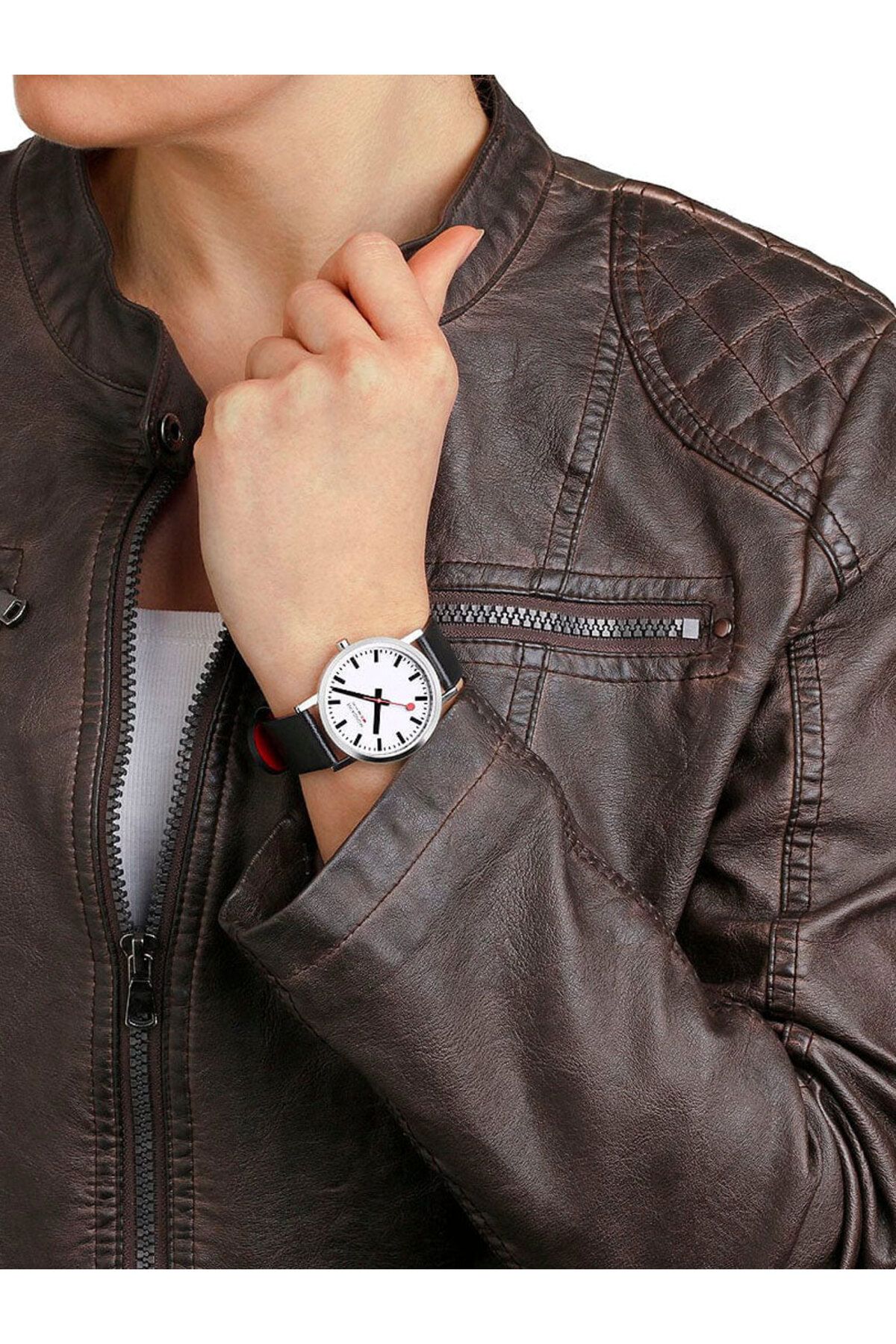 MONDAINE-Γυναικείο ρολόι Mondaine A660.30314.11SBBV, Quartz, 36mm, 3ATM 5