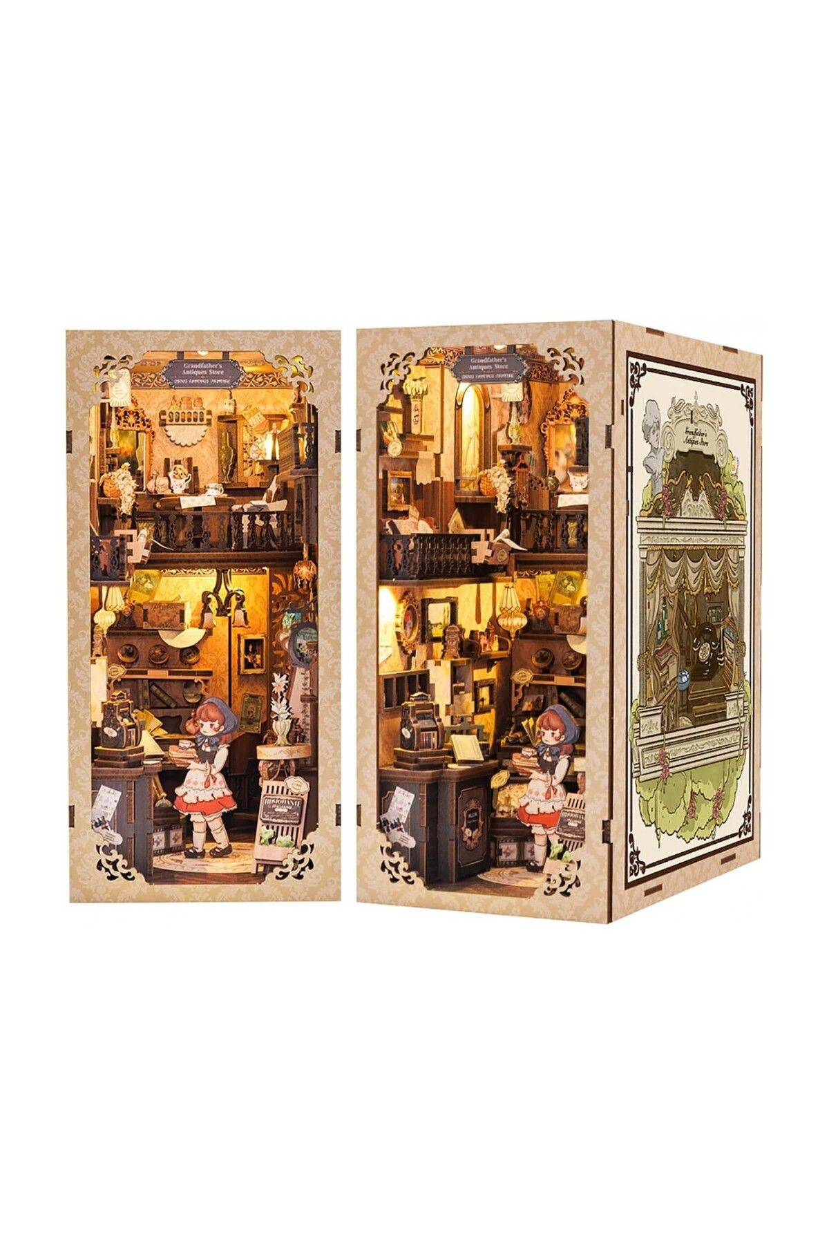 CUTEBEE-3d Puzzle, Diy Book Spine, Antique Store, , 349 Pieces 1