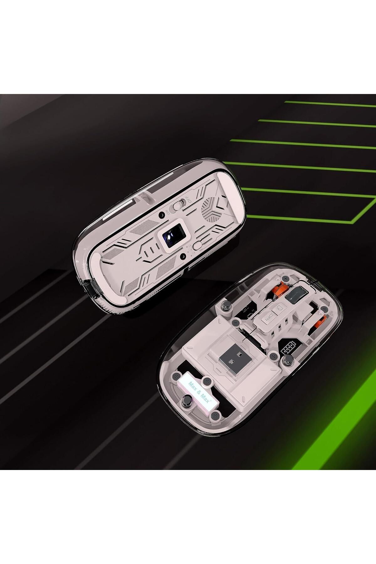 Max&Max-Max & Max Transparent Mouse White MXM-T901 5