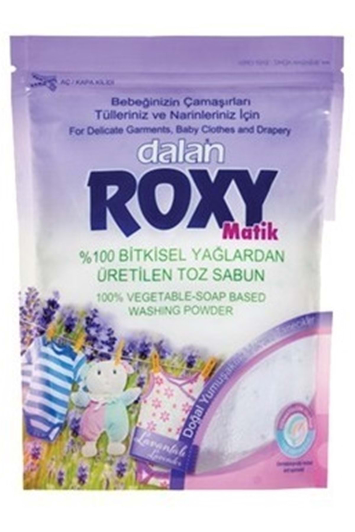 Dalan Roxy Bio Clean Matik Sabun Tozu 800GR Lavanta Bahçesi (4 Lü Set) (104 Yıkama) fotoğrafı 2 (önizleme)